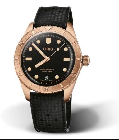 Oris 01 733 7771 3154-07 4 19 18BR Divers Sixty-Five 38 Cotton Candy Sepia Tropic Replica Watch